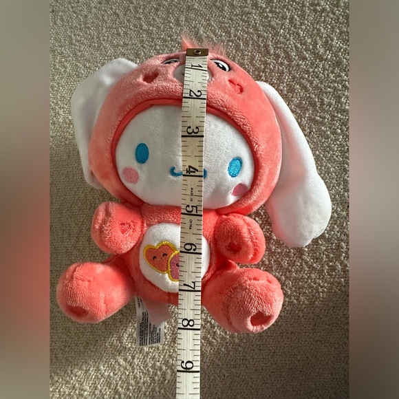 Cinnamoroll x Care Bears 8" Plush (Love-a-Lot Bear) - Picture 6 of 6